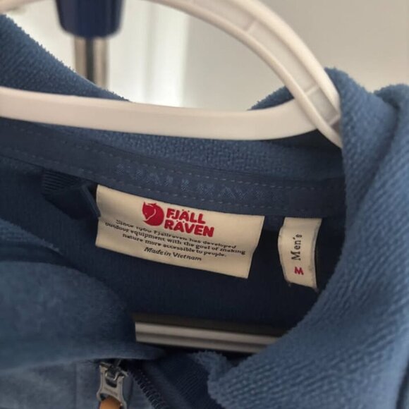 Fjällräven Abisko Trail Fleece Hoodie Men’s M Blue - Picture 3 of 5